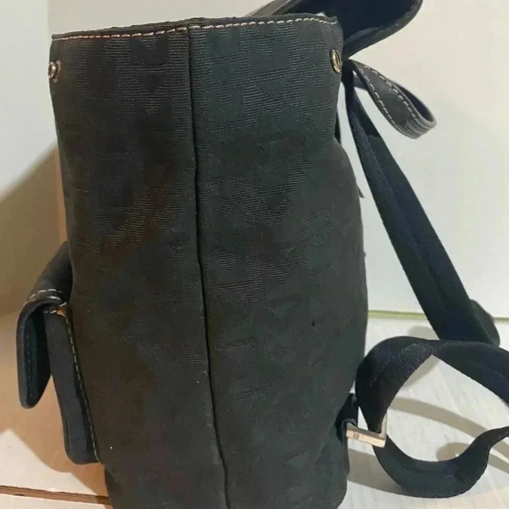 Michael kors Black canvas backpack